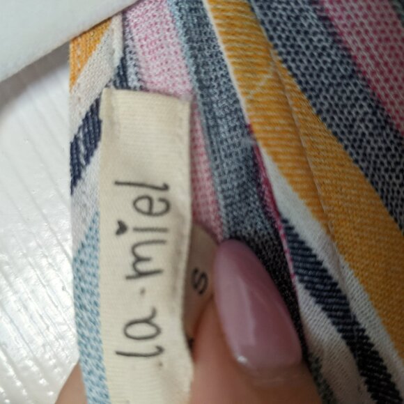 Bohemian Style Striped Dress - Picture 3 of 3